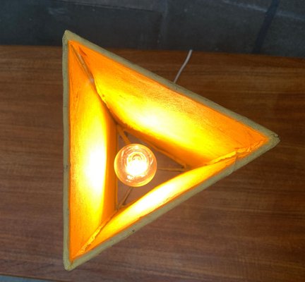 Mid-Century Tripod Paper Table Lamp-UAH-947869