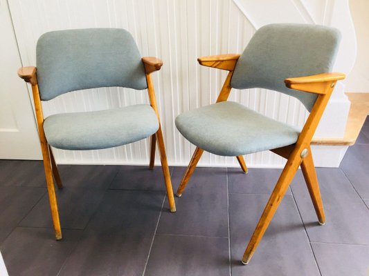 Mid-Century Triva Teak Armchairs from Nordiska, 1950s, Set of 2-WSA-831364