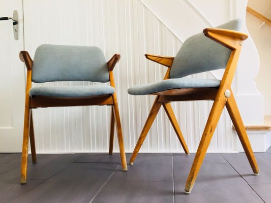 Mid-Century Triva Teak Armchairs from Nordiska, 1950s, Set of 2-WSA-831364