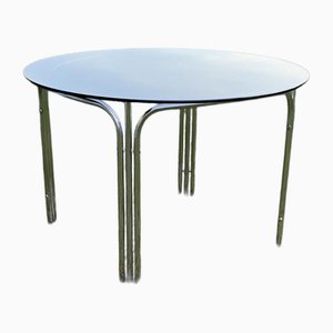 Mid-Century Tubular Chrome Coffee Table, 1960s-OXJ-1792901