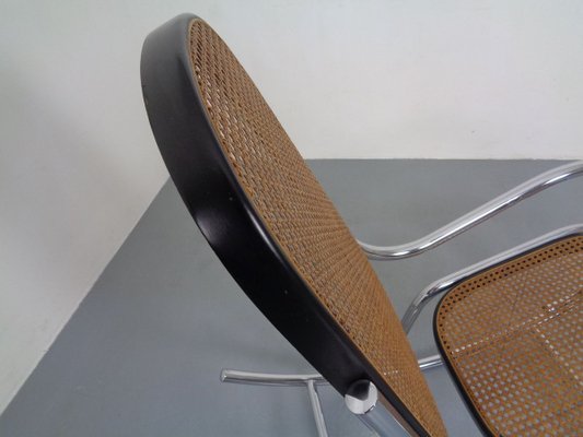 Mid-Century Tubular Steel & Mesh Rocking Chair, 1960s-RDW-909164