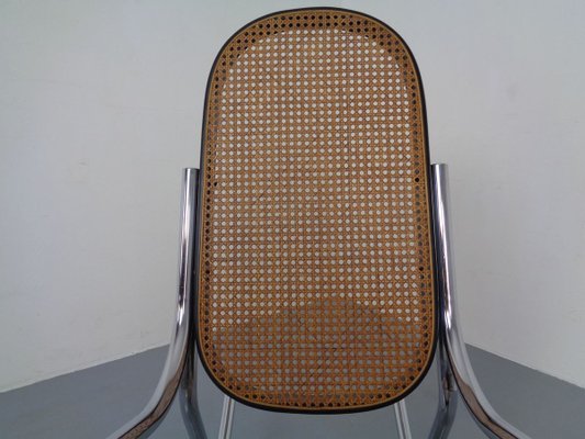 Mid-Century Tubular Steel & Mesh Rocking Chair, 1960s-RDW-909164