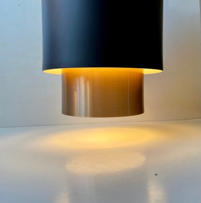 Mid-Century Tunic Copper Pendant Lamp by Jo Hammerborg for Fog & Mørup, 1960s-LCR-1320000