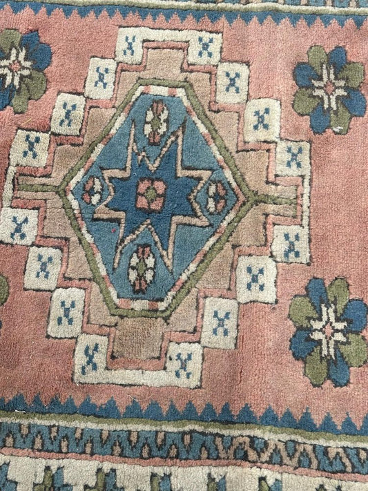 Mid-Century Turkish Square Kars Rug, 1960s