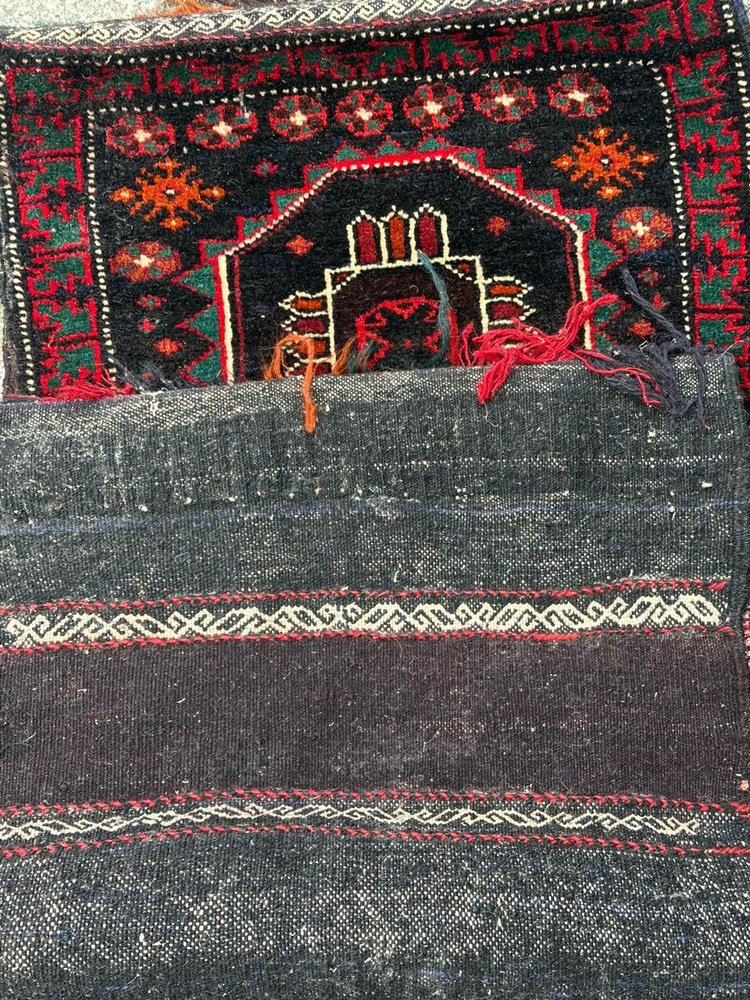 Mid-Century Turkmen Chuval Rug, 1940s