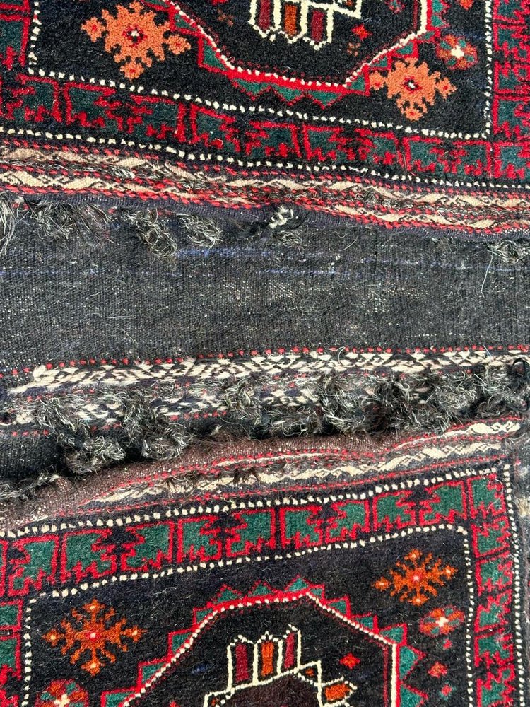 Mid-Century Turkmen Chuval Rug, 1940s