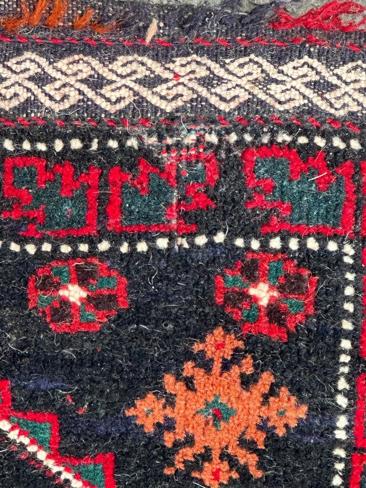 Mid-Century Turkmen Chuval Rug, 1940s