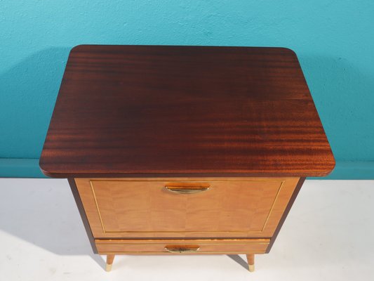 Mid-Century TV Cabinet with Bar, Germany, 1960s-DHT-1703854