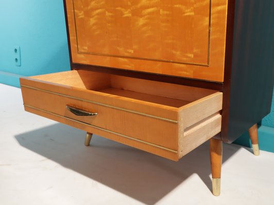 Mid-Century TV Cabinet with Bar, Germany, 1960s-DHT-1703854