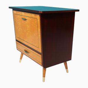 Mid-Century TV Cabinet with Bar, Germany, 1960s-DHT-1703854