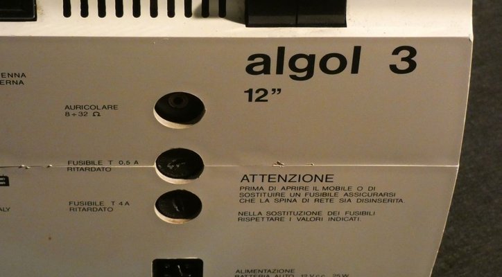 Mid-Century TV Monitor Algol 3 by Richard Sapper & M. Zanuso for Brionvega-ERB-774415