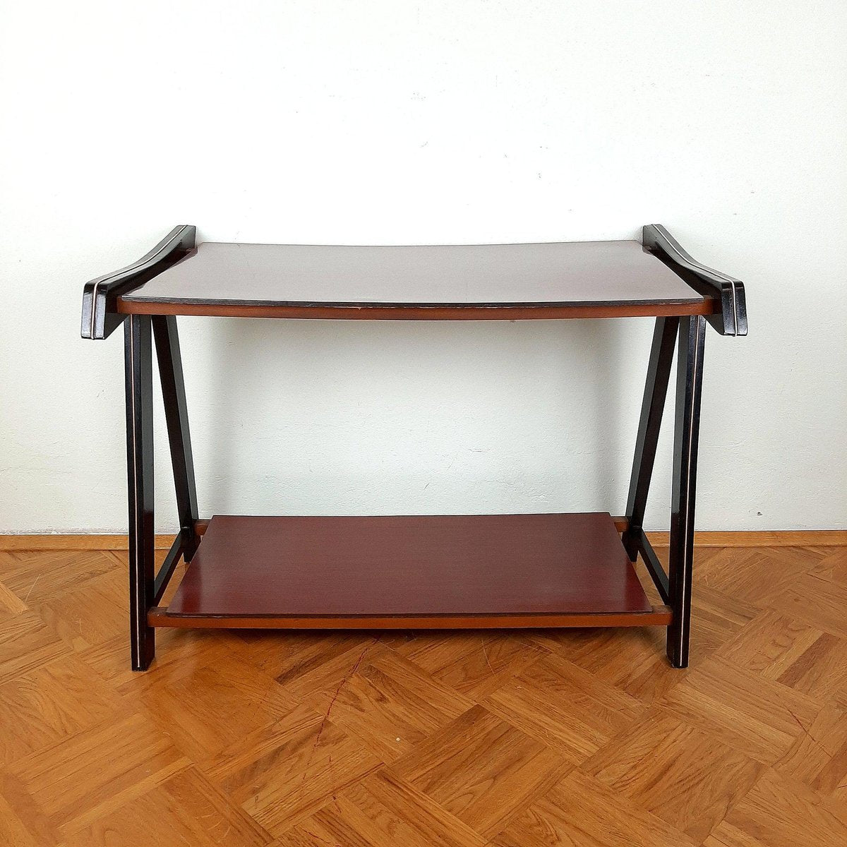 Mid-Century TV / Radio Console Table, 1970s