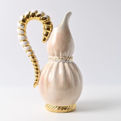 Mid-Century Twisted Handle Vase from Alexandre De Wemmel, 1950s-IXK-1800942