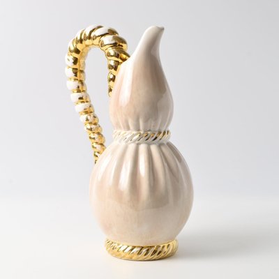 Mid-Century Twisted Handle Vase from Alexandre De Wemmel, 1950s-IXK-1800942