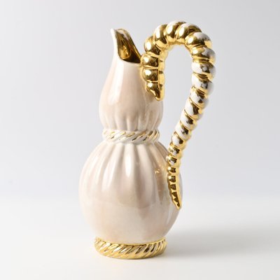 Mid-Century Twisted Handle Vase from Alexandre De Wemmel, 1950s-IXK-1800942