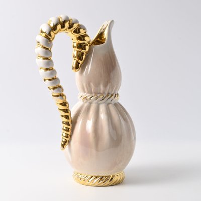 Mid-Century Twisted Handle Vase from Alexandre De Wemmel, 1950s-IXK-1800942