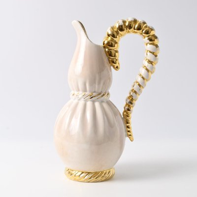 Mid-Century Twisted Handle Vase from Alexandre De Wemmel, 1950s-IXK-1800942