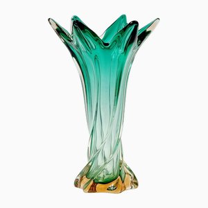 Mid-Century Twisted Murano Glass Vase, 1960s-BMM-1750436