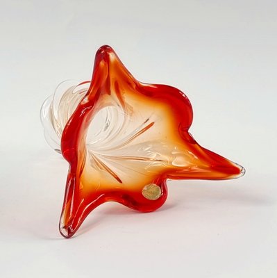 Mid-Century Twisted Murano Glass Vase attributed to Flavio Poli for Seguso, Italy, 1960s-BMM-1622325