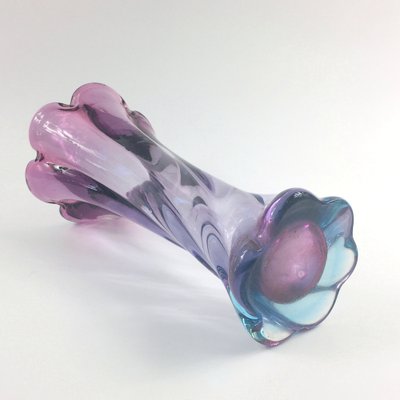 Mid-Century Twisted Murano Glass Vase from Made Murano Glass, 1960s-BMM-969956