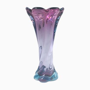 Mid-Century Twisted Murano Glass Vase from Made Murano Glass, 1960s-BMM-969956