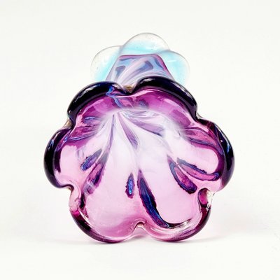 Mid-Century Twisted Murano Glass Vase, Italy, 1960s-BMM-1795766