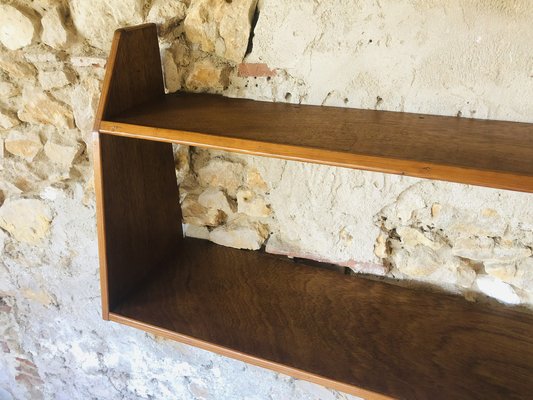 Mid-Century Two-Tier, Wall Mount Shelf-OJT-1722368