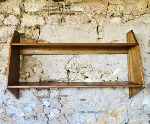 Mid-Century Two-Tier, Wall Mount Shelf-OJT-1722368