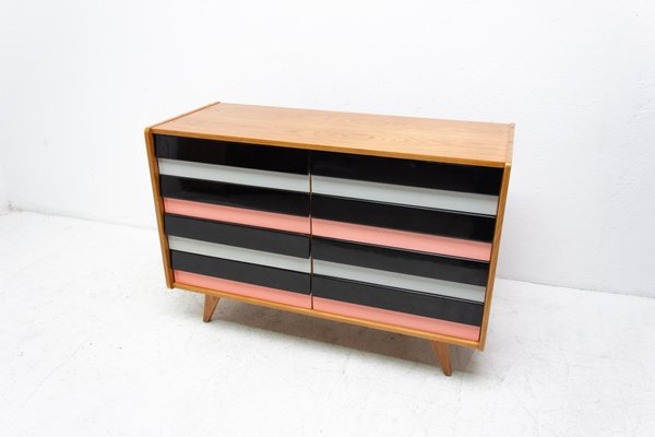 Mid-Century U-453 Chest of Drawers by Jiří Jiroutek, Czechoslovakia-HXT-994107