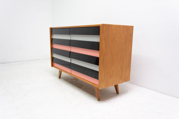 Mid-Century U-453 Chest of Drawers by Jiří Jiroutek, Czechoslovakia-HXT-994107