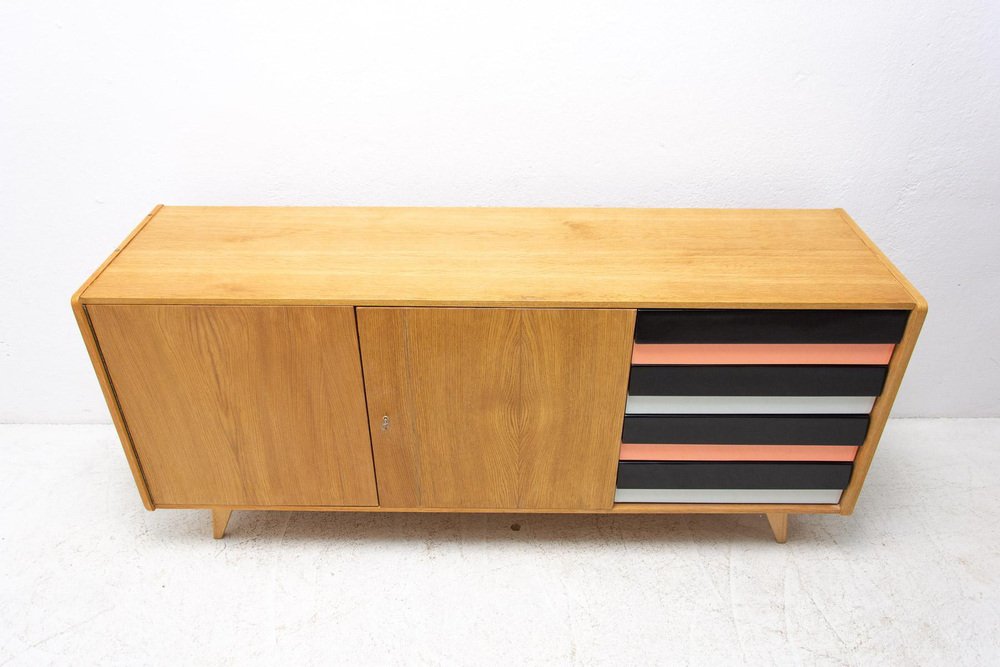 Mid-Century U-460 Sideboard attributed to Jiří Jiroutek for Interier Praha, 1960s