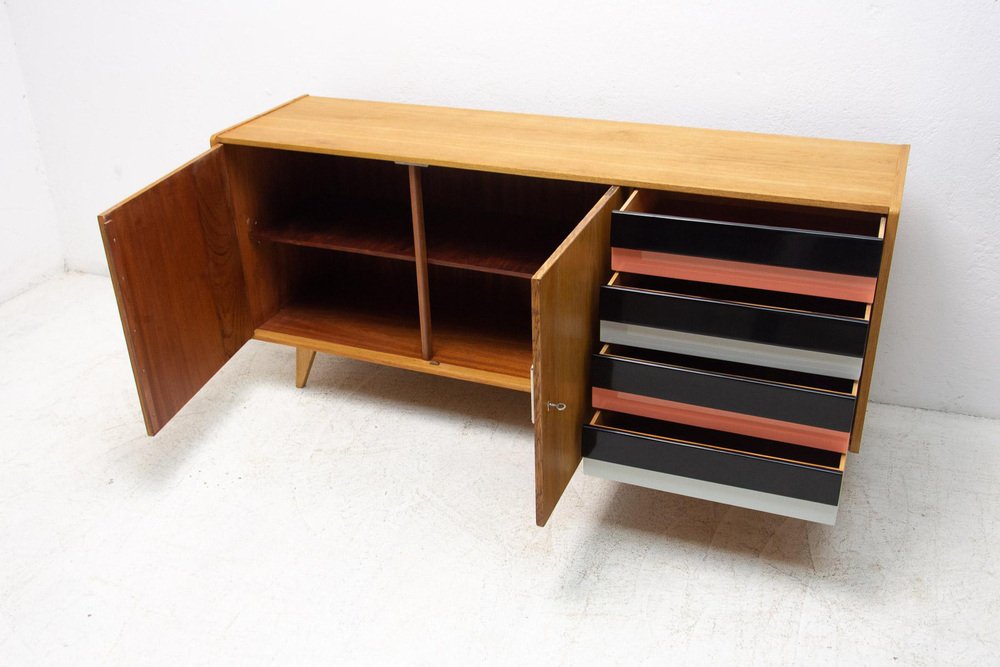 Mid-Century U-460 Sideboard attributed to Jiří Jiroutek for Interier Praha, 1960s