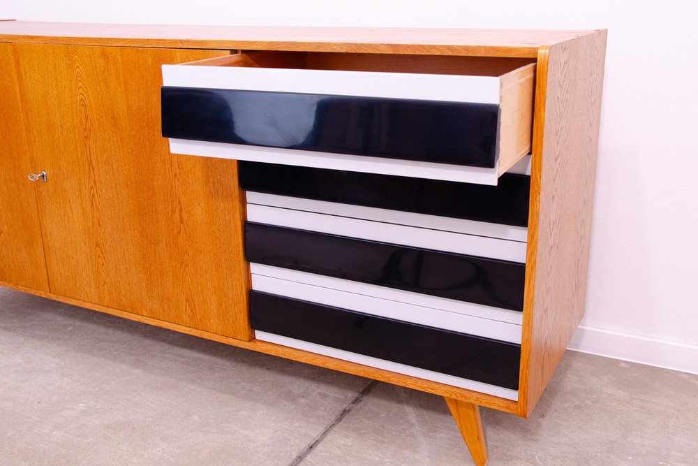 Mid-Century U-460 Sideboard by Jiří Jiroutek for Interior Prague, Czechoslovakia, 1960s