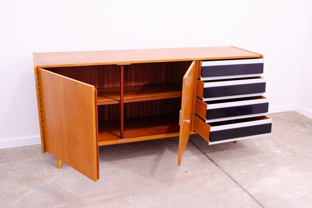 Mid-Century U-460 Sideboard by Jiří Jiroutek for Interior Prague, Czechoslovakia, 1960s