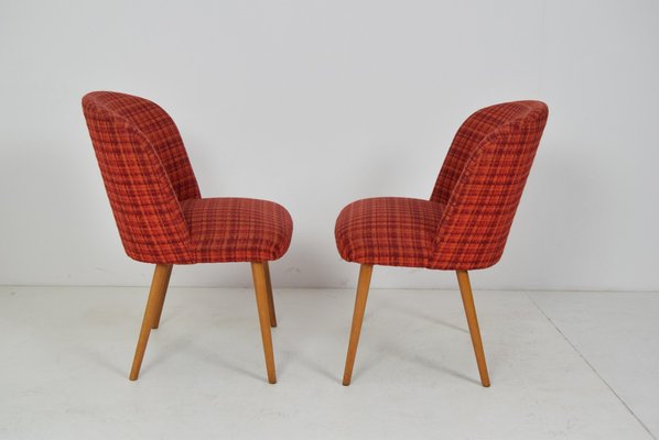 Mid-Century Upholstered Chairs, 1960s, Set of 2-TZ-778348