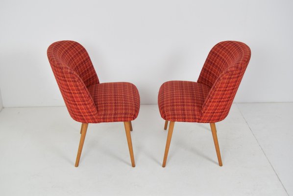 Mid-Century Upholstered Chairs, 1960s, Set of 2-TZ-778348