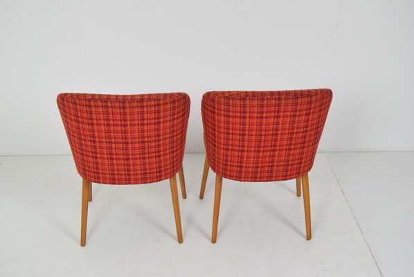 Mid-Century Upholstered Chairs, 1960s, Set of 2-TZ-778348