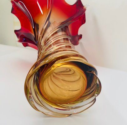 Mid-Century Vase in Murano Glass from Fratelli Toso-TKI-951802