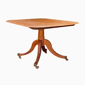 Mid-Century Victorian Mahogany Breakfast Tilt-Top Table in Raw Wood-KRJ-1153086