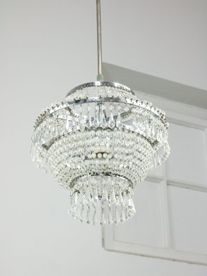 Mid-Century Viennese Crystal Chandelier-HGJ-1440828