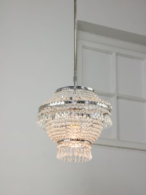 Mid-Century Viennese Crystal Chandelier-HGJ-1440828