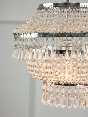 Mid-Century Viennese Crystal Chandelier-HGJ-1440828