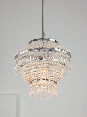 Mid-Century Viennese Crystal Chandelier-HGJ-1440828