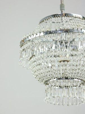 Mid-Century Viennese Crystal Chandelier-HGJ-1440828