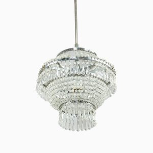 Mid-Century Viennese Crystal Chandelier-HGJ-1440828