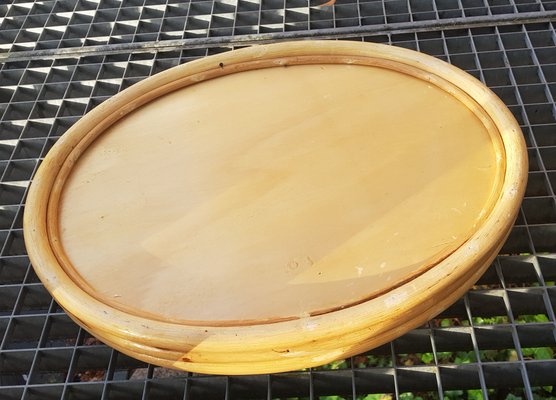 Mid-Century Viennese Weave Bamboo Tray-QDP-1451202