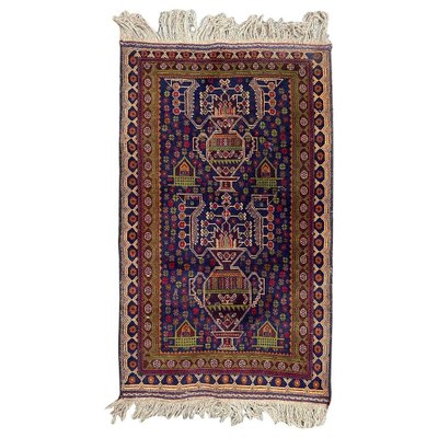 Mid-Century Vintage Baluch Afghan Rug-YMM-1161705