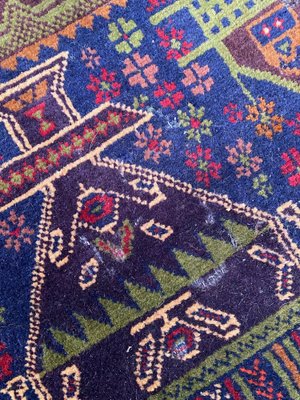 Mid-Century Vintage Baluch Afghan Rug-YMM-1161705