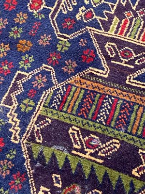 Mid-Century Vintage Baluch Afghan Rug-YMM-1161705