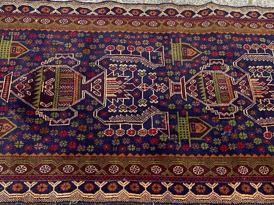 Mid-Century Vintage Baluch Afghan Rug-YMM-1161705